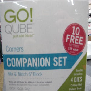 Accuquilt GO 6" Qube Companion Set Corners #55784