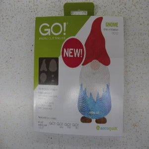 Accuquilt GO Fabric Cutting Die Gnome #55210