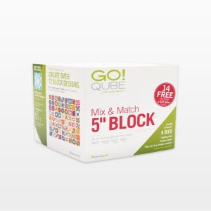 GO! Qube Mix and Match 5" Block #55567