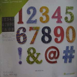 Accuquilt GO! Classic 2" Numbers & Symbols #55219