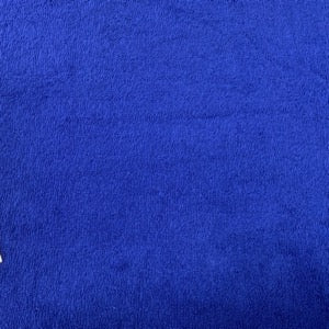 45" Comfort Terry Cloth 9oz. 100% Cotton Solid Royal Blue