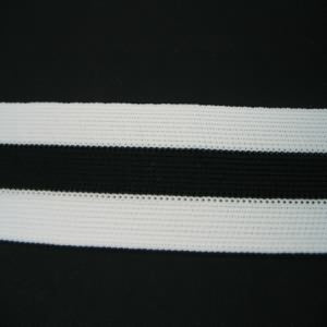 Cheerbraid 1 1/2" Polyester White/Black/White