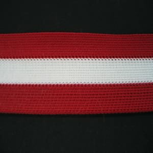 Cheerbraid 1 1/2" Polyester Red/White/Red