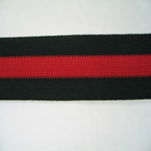 Cheerbraid 1 1/2" Polyester Black/Red/Black