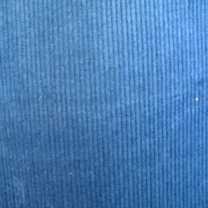 45" Stretch Corduroy 100% Cotton Blue