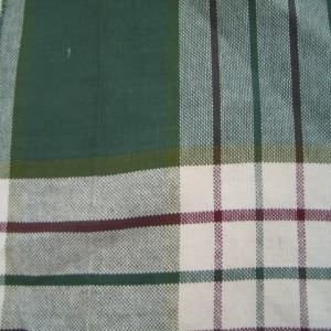 54" Upholstery Cotton Plaid Country Green, Natural and Red