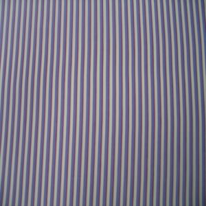 45" China Silk 100% Polyester Stripe Cream, Purple and Pink