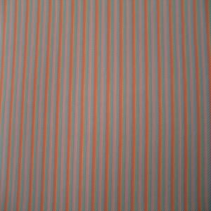 45" China Silk 100% Polyester Stripe Teal, Rust and Purple