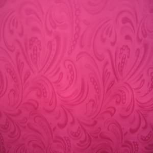 45" China Silk 100% Polyester Swirls Tone On Tone Hot Pink