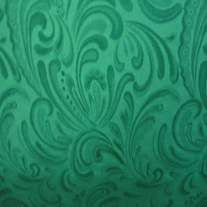 45" China Silk 100% Polyester Swirls Green