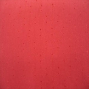 45" China Silk 100% Polyester Dot Red