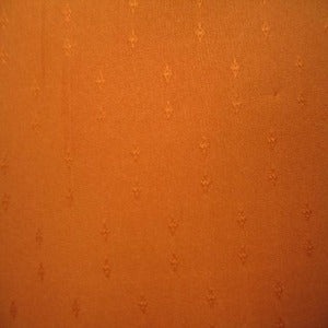 45" China Silk 100% Polyester Dot Rust