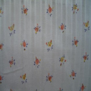 45" Floral Yellow and Orange with White Background