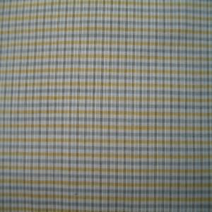 45" Check Blue and Gold 100% Cotton