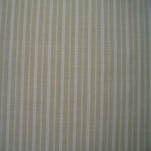 45" Stripe Tan and Ivory 100% Cotton