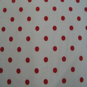 45" Dot 1/4" Red with White Background