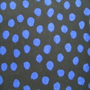 45" Dot Blue with Black Background