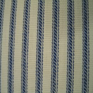 60" Stripe Ticking Navy and Natural