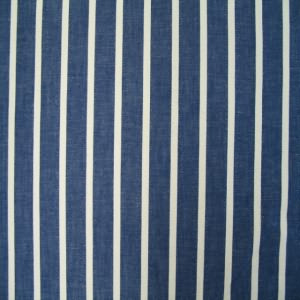 60" Denim Stripe Blue and Cream