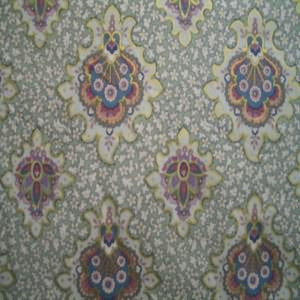 54" Designs Gold and Green with Sage Green Background