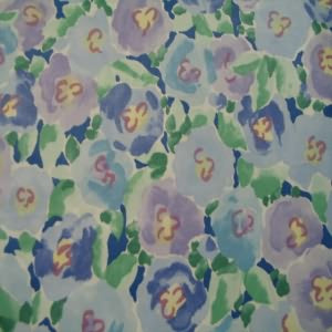 54" Floral Grape, Blue and Green