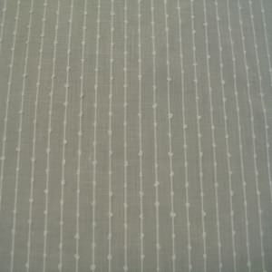 45" Drapery Light Weight Small White Lines with Beige Background<br>Moved to Dollar Table