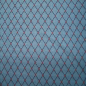 54" Diamond Pattern Blue with Dot Red