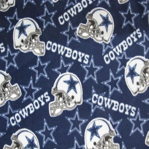 60" Wide NFL Fleece 100% Polyester Dallas Cowboys