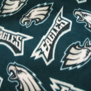 60' Wide NFL Fleece 100% Polyester Philadelphia Eagles — Maloufs Fabrics