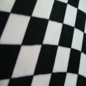 60" Fleece 100% Polyester Checkered Race Flag