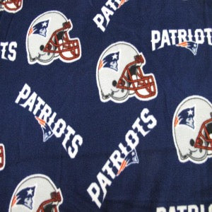 60" Wide Fleece 100% Polyester NFL New England Patriots #6465D