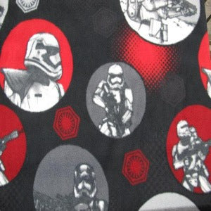60" Fleece 100% Polyester Star Wars XII Stormtroopers in Circles #7360224A