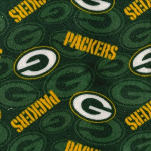 60" Wide 100% Polyester Green Bay Packers (70454D) FLEECE