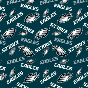 60" Wide 100% Polyester Philadelphia Eagles (70533D) FLEECE