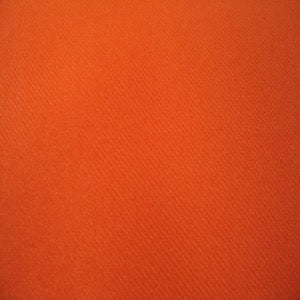60" Gabardine 100% Polyester Orange