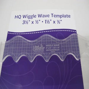 Handi Quilter Wiggle Wave Template 3 1/2" X 1/2" HG00472