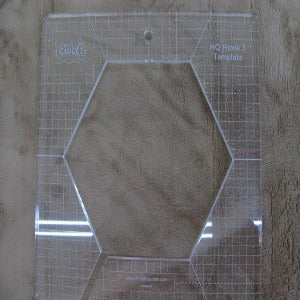 Handi Quilter 3" Hexie Template for Quilting