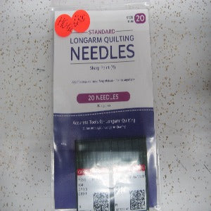 Handi Quilter Longarm Quilting Needles Standard Sharp Point  Size 20 (Pack of 20)