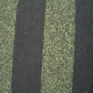 60" Knit  Stripes Black and Green