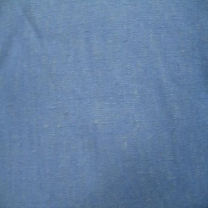 60" Linen Look 100% Polyester Blue