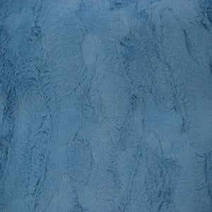60" Shannon Fabric Minky Luxe Cuddle Hide Bluebell 100% Polyester