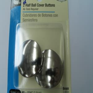 Cover Buttons Half Ball Size 1 1/2" (2/pack)