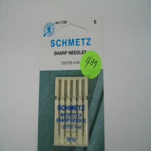 5 Pack Schmetz Needles 70/10 Microtex Sharp