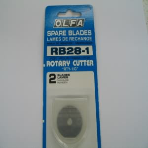 Rotary Cutter Spare Blade 28mm(2/pack)<br>Brands may vary.