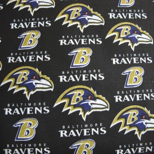 60" Wide NFL Baltimore Ravens 100% Cotton #6041D