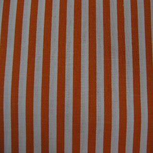 45” Stripes 100% Cotton with Orange and White FP-6830