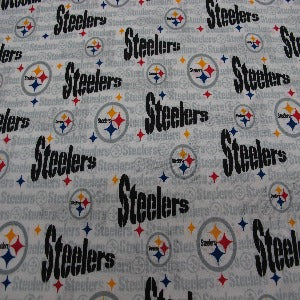 60" Wide NFL Pittsburgh Stealers 100% Cotton #6034