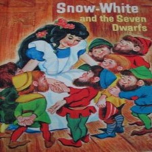45" X 36" Vintage Story Books 100% Cotton Snow White Panel #BW-0151