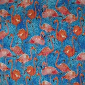 45" Flamingo 100% Cotton #10292