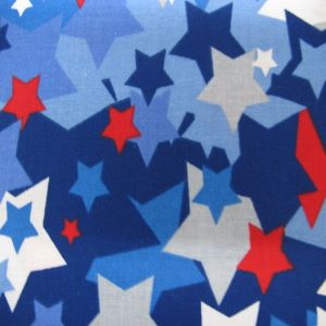 45" Patriotic Stars Red, White, and Blue 49537
